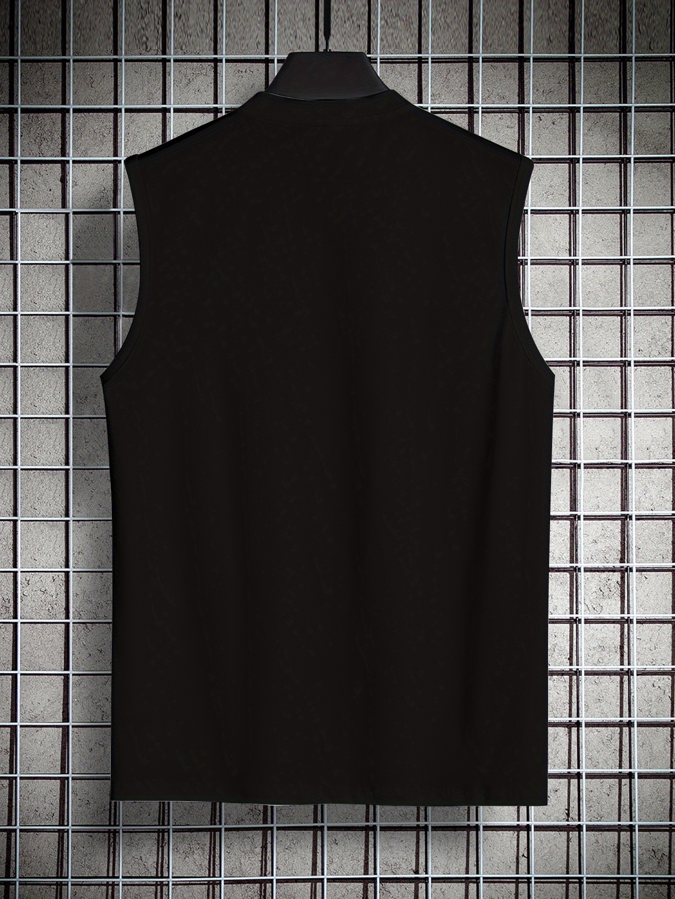 mens athletic top quick dry moisture wicking breathable gym running training summer sleeveless shirt with unique graphic design details 16