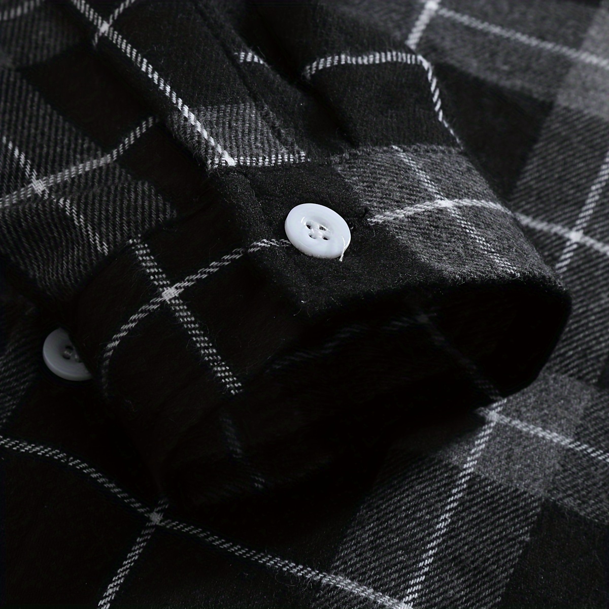 plus size mens striped shirt winter long sleeve shirt mens clothing details 8