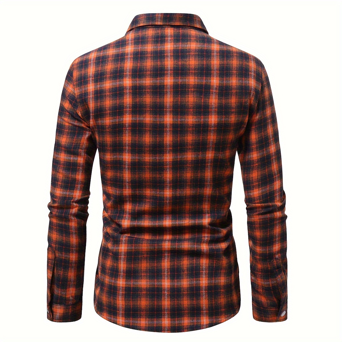 plus size mens striped shirt winter long sleeve shirt mens clothing details 16