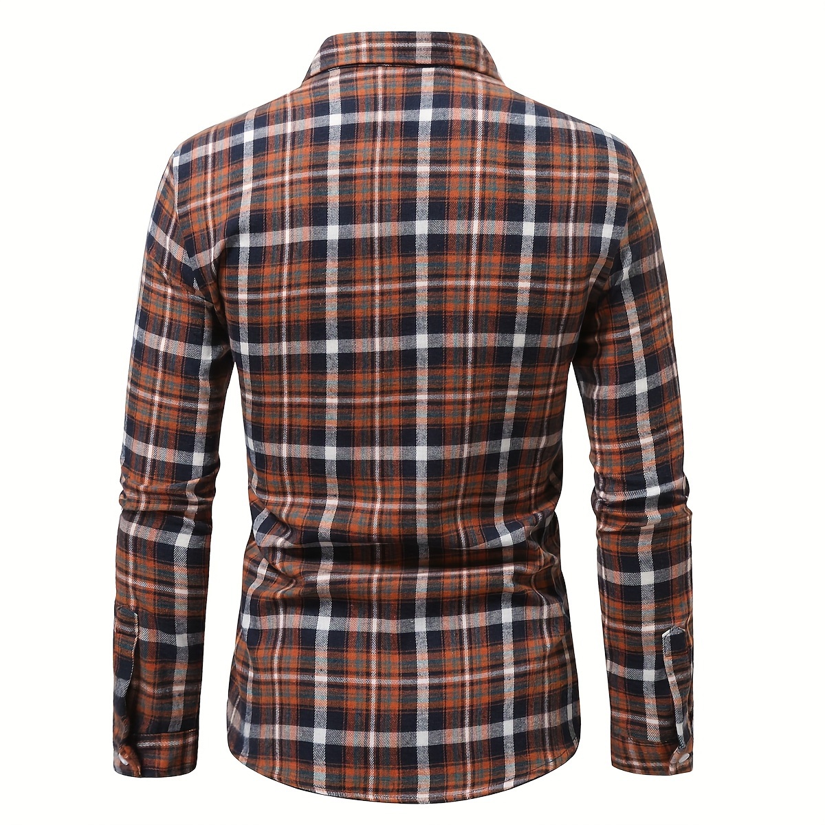 plus size mens striped shirt winter long sleeve shirt mens clothing details 21
