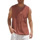 Men'S Cotton Linen Tank Top, Casual Sleeveless Lace Up Beach Hippie Tops, Bohemian Renaissance Pirate Tunic, Crew Neck, Printed Pattern, Non-Stretch Knit Fabric, Regular Fit, for Summer Sports Vest Men'S Cotton Linen Tank Top, Casual Sleeveless Lace Up Beach Hippie Tops, Bohemian Renaissance Pirate Tunic, Crew Neck, Printed Pattern, Non-Stretch Knit Fabric, Regular Fit, for Summer Sports Vest