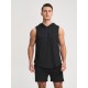 Men's Solid Color Mid Stretch Hooded Sweatshirt, Men's Pullover Tops For Gym Fitness, Spring And Summer Men's Solid Color Mid Stretch Hooded Sweatshirt, Men's Pullover Tops For Gym Fitness, Spring And Summer