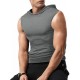 Stylish Sleeveless Hooded Muscle Tank Top - Breathable, Moisture-Wicking, Quick-Drying, Perfect for Summer Sports, Fitness, Gym, Running, and Outdoor Activities - Ideal for Men Who Want Comfort and Freedom of Movement Stylish Sleeveless Hooded Muscle Tank Top - Breathable, Moisture-Wicking, Quick-Drying, Perfect for Summer Sports, Fitness, Gym, Running, and Outdoor Activities - Ideal for Men Who Want Comfort and Freedom of Movement