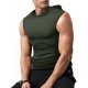 Stylish Sleeveless Hooded Muscle Tank Top - Breathable, Moisture-Wicking, Quick-Drying, Perfect for Summer Sports, Fitness, Gym, Running, and Outdoor Activities - Ideal for Men Who Want Comfort and Freedom of Movement Stylish Sleeveless Hooded Muscle Tank Top - Breathable, Moisture-Wicking, Quick-Drying, Perfect for Summer Sports, Fitness, Gym, Running, and Outdoor Activities - Ideal for Men Who Want Comfort and Freedom of Movement