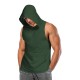 Stylish Sleeveless Hooded Muscle Tank Top - Breathable, Moisture-Wicking, Quick-Drying, Perfect for Summer Sports, Fitness, Gym, Running, and Outdoor Activities - Ideal for Men Who Want Comfort and Freedom of Movement Stylish Sleeveless Hooded Muscle Tank Top - Breathable, Moisture-Wicking, Quick-Drying, Perfect for Summer Sports, Fitness, Gym, Running, and Outdoor Activities - Ideal for Men Who Want Comfort and Freedom of Movement