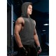Stylish Sleeveless Hooded Muscle Tank Top - Breathable, Moisture-Wicking, Quick-Drying, Perfect for Summer Sports, Fitness, Gym, Running, and Outdoor Activities - Ideal for Men Who Want Comfort and Freedom of Movement Stylish Sleeveless Hooded Muscle Tank Top - Breathable, Moisture-Wicking, Quick-Drying, Perfect for Summer Sports, Fitness, Gym, Running, and Outdoor Activities - Ideal for Men Who Want Comfort and Freedom of Movement