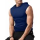 Stylish Sleeveless Hooded Muscle Tank Top - Breathable, Moisture-Wicking, Quick-Drying, Perfect for Summer Sports, Fitness, Gym, Running, and Outdoor Activities - Ideal for Men Who Want Comfort and Freedom of Movement Stylish Sleeveless Hooded Muscle Tank Top - Breathable, Moisture-Wicking, Quick-Drying, Perfect for Summer Sports, Fitness, Gym, Running, and Outdoor Activities - Ideal for Men Who Want Comfort and Freedom of Movement