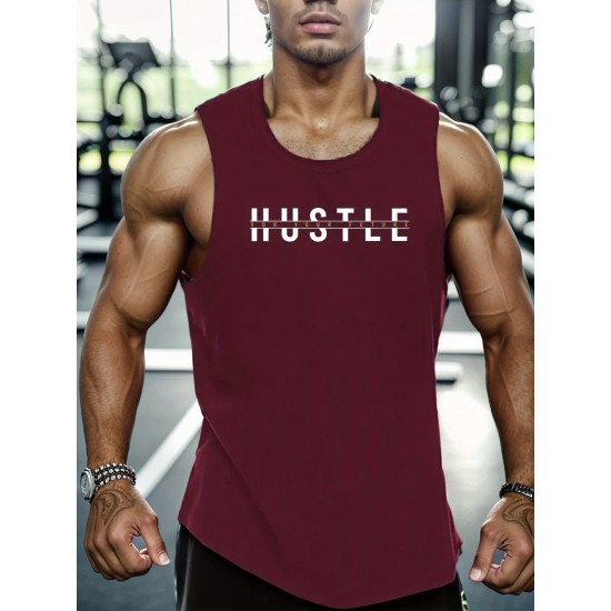 Hustle Print Men's Pullover Round Neck Hoodies With Kangaroo Pocket Long Sleeve Hooded Sweatshirt Loose Casual Top For Autumn Winter Men's Clothing As Gifts Hustle Print Men's Pullover Round Neck Hoodies With Kangaroo Pocket Long Sleeve Hooded Sweatshirt Loose Casual Top For Autumn Winter Men's Clothing As Gifts