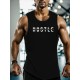 Hustle Print Men's Pullover Round Neck Hoodies With Kangaroo Pocket Long Sleeve Hooded Sweatshirt Loose Casual Top For Autumn Winter Men's Clothing As Gifts Hustle Print Men's Pullover Round Neck Hoodies With Kangaroo Pocket Long Sleeve Hooded Sweatshirt Loose Casual Top For Autumn Winter Men's Clothing As Gifts