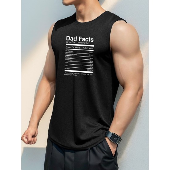 Men's Sleeveless Tank Top with Geometric Pattern - Casual Polyester Vest for Summer, Knit Fabric, Round Neck, Regular Fit, Adult Unisex Men's Sleeveless Tank Top with Geometric Pattern - Casual Polyester Vest for Summer, Knit Fabric, Round Neck, Regular Fit, Adult Unisex