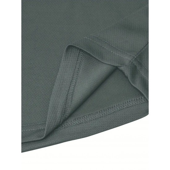 Men's Sleeveless Tank Top with Geometric Pattern - Casual Polyester Vest for Summer, Knit Fabric, Round Neck, Regular Fit, Adult Unisex Men's Sleeveless Tank Top with Geometric Pattern - Casual Polyester Vest for Summer, Knit Fabric, Round Neck, Regular Fit, Adult Unisex