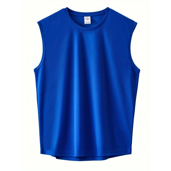 Mens Ultra-Breathable Featherweight Sleeveless Tank Top - Quick Dry Sport Casual Style - Gym-Ready Athletic Vest Mens Ultra-Breathable Featherweight Sleeveless Tank Top - Quick Dry Sport Casual Style - Gym-Ready Athletic Vest