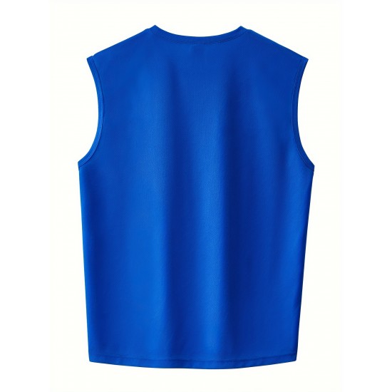 Mens Ultra-Breathable Featherweight Sleeveless Tank Top - Quick Dry Sport Casual Style - Gym-Ready Athletic Vest Mens Ultra-Breathable Featherweight Sleeveless Tank Top - Quick Dry Sport Casual Style - Gym-Ready Athletic Vest