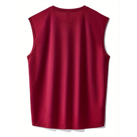 Mens Ultra-Breathable Featherweight Sleeveless Tank Top - Quick Dry Sport Casual Style - Gym-Ready Athletic Vest Mens Ultra-Breathable Featherweight Sleeveless Tank Top - Quick Dry Sport Casual Style - Gym-Ready Athletic Vest