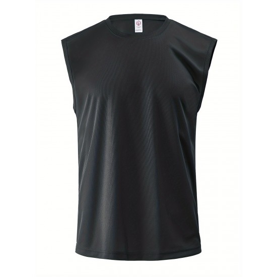 Mens Ultra-Breathable Featherweight Sleeveless Tank Top - Quick Dry Sport Casual Style - Gym-Ready Athletic Vest Mens Ultra-Breathable Featherweight Sleeveless Tank Top - Quick Dry Sport Casual Style - Gym-Ready Athletic Vest