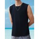 Mens Ultra-Breathable Featherweight Sleeveless Tank Top - Quick Dry Sport Casual Style - Gym-Ready Athletic Vest Mens Ultra-Breathable Featherweight Sleeveless Tank Top - Quick Dry Sport Casual Style - Gym-Ready Athletic Vest
