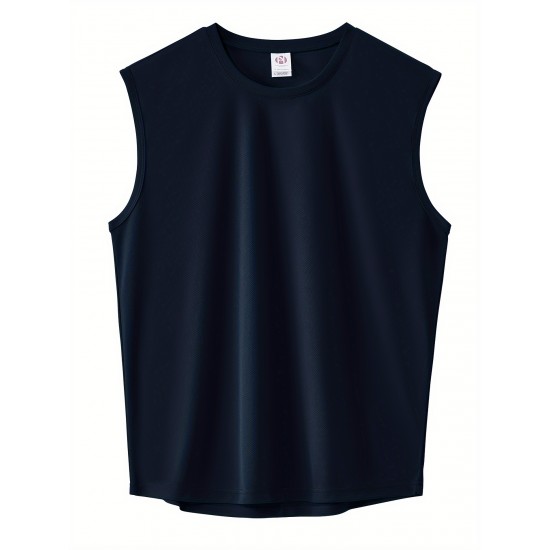Mens Ultra-Breathable Featherweight Sleeveless Tank Top - Quick Dry Sport Casual Style - Gym-Ready Athletic Vest Mens Ultra-Breathable Featherweight Sleeveless Tank Top - Quick Dry Sport Casual Style - Gym-Ready Athletic Vest
