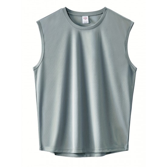 Mens Ultra-Breathable Featherweight Sleeveless Tank Top - Quick Dry Sport Casual Style - Gym-Ready Athletic Vest Mens Ultra-Breathable Featherweight Sleeveless Tank Top - Quick Dry Sport Casual Style - Gym-Ready Athletic Vest