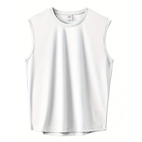 Mens Ultra-Breathable Featherweight Sleeveless Tank Top - Quick Dry Sport Casual Style - Gym-Ready Athletic Vest Mens Ultra-Breathable Featherweight Sleeveless Tank Top - Quick Dry Sport Casual Style - Gym-Ready Athletic Vest
