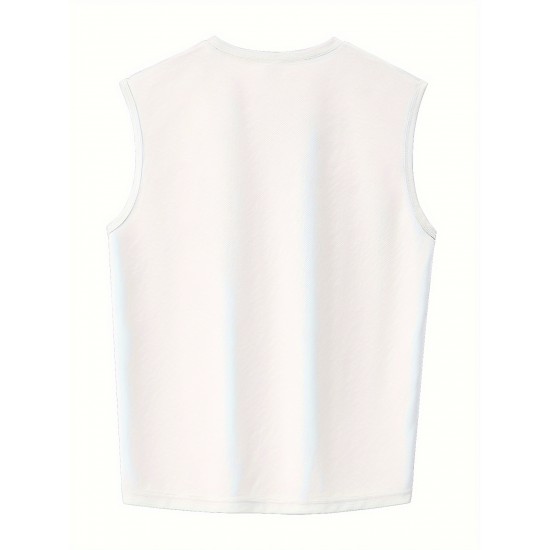 Mens Ultra-Breathable Featherweight Sleeveless Tank Top - Quick Dry Sport Casual Style - Gym-Ready Athletic Vest Mens Ultra-Breathable Featherweight Sleeveless Tank Top - Quick Dry Sport Casual Style - Gym-Ready Athletic Vest
