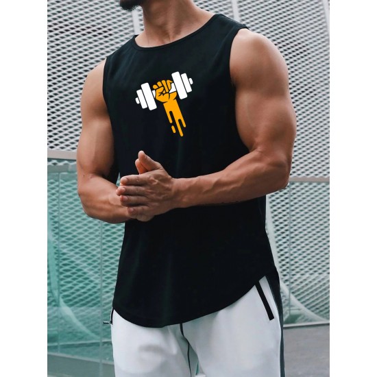 Men's Summer Fashion Muscle Tank Top - Breathable, Sweat-Wicking & Quick-Dry for Gym, Basketball & Training | Casual Round Neck Sleeveless Shirt Men's Summer Fashion Muscle Tank Top - Breathable, Sweat-Wicking & Quick-Dry for Gym, Basketball & Training | Casual Round Neck Sleeveless Shirt