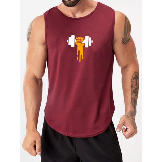 Men's Summer Fashion Muscle Tank Top - Breathable, Sweat-Wicking & Quick-Dry for Gym, Basketball & Training | Casual Round Neck Sleeveless Shirt Men's Summer Fashion Muscle Tank Top - Breathable, Sweat-Wicking & Quick-Dry for Gym, Basketball & Training | Casual Round Neck Sleeveless Shirt