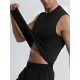 High Stretch Quick Dry Men's Solid Tank Top, Active Crew Neck Sleeveless Top for Summer Outdoor High Stretch Quick Dry Men's Solid Tank Top, Active Crew Neck Sleeveless Top for Summer Outdoor