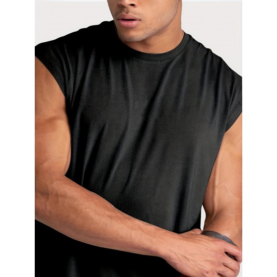 Muscle Fit Tank Top - Sleeveless, Slim Fit, Breathable, Quick-Drying, Moisture-Wicking, Gym-Ready, Bodybuilding Training Essential - Summer Clothing, Fitness, Workout, Vest T-Shirt for Men Muscle Fit Tank Top - Sleeveless, Slim Fit, Breathable, Quick-Drying, Moisture-Wicking, Gym-Ready, Bodybuilding Training Essential - Summer Clothing, Fitness, Workout, Vest T-Shirt for Men