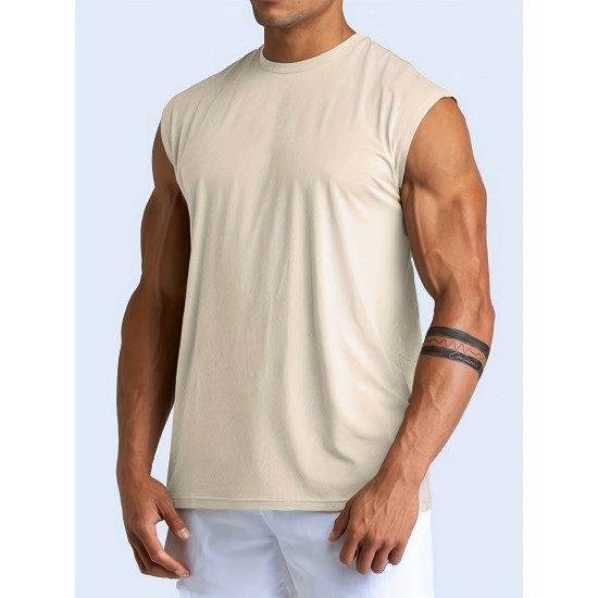 Muscle Fit Tank Top - Sleeveless, Slim Fit, Breathable, Quick-Drying, Moisture-Wicking, Gym-Ready, Bodybuilding Training Essential - Summer Clothing, Fitness, Workout, Vest T-Shirt for Men Muscle Fit Tank Top - Sleeveless, Slim Fit, Breathable, Quick-Drying, Moisture-Wicking, Gym-Ready, Bodybuilding Training Essential - Summer Clothing, Fitness, Workout, Vest T-Shirt for Men