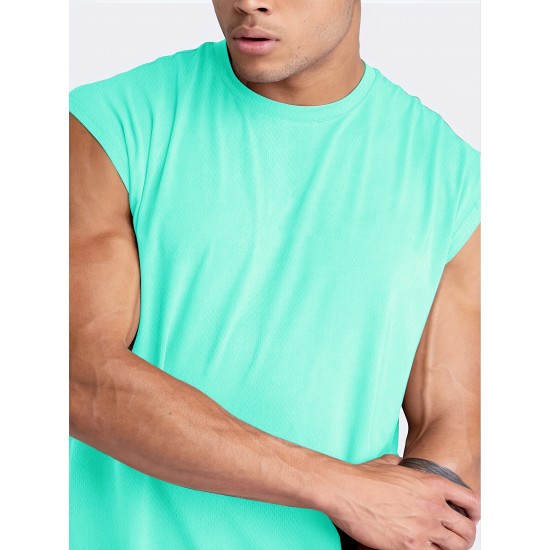 Muscle Fit Tank Top - Sleeveless, Slim Fit, Breathable, Quick-Drying, Moisture-Wicking, Gym-Ready, Bodybuilding Training Essential - Summer Clothing, Fitness, Workout, Vest T-Shirt for Men Muscle Fit Tank Top - Sleeveless, Slim Fit, Breathable, Quick-Drying, Moisture-Wicking, Gym-Ready, Bodybuilding Training Essential - Summer Clothing, Fitness, Workout, Vest T-Shirt for Men