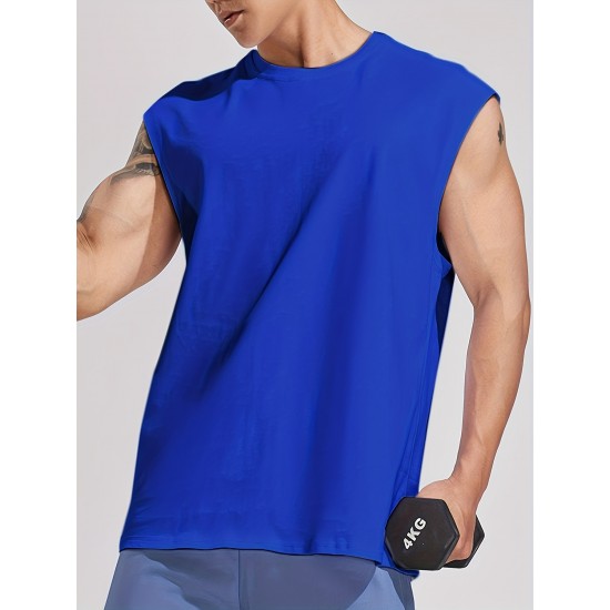 Muscle Fit Tank Top - Sleeveless, Slim Fit, Breathable, Quick-Drying, Moisture-Wicking, Gym-Ready, Bodybuilding Training Essential - Summer Clothing, Fitness, Workout, Vest T-Shirt for Men Muscle Fit Tank Top - Sleeveless, Slim Fit, Breathable, Quick-Drying, Moisture-Wicking, Gym-Ready, Bodybuilding Training Essential - Summer Clothing, Fitness, Workout, Vest T-Shirt for Men