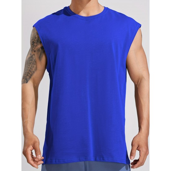 Muscle Fit Tank Top - Sleeveless, Slim Fit, Breathable, Quick-Drying, Moisture-Wicking, Gym-Ready, Bodybuilding Training Essential - Summer Clothing, Fitness, Workout, Vest T-Shirt for Men Muscle Fit Tank Top - Sleeveless, Slim Fit, Breathable, Quick-Drying, Moisture-Wicking, Gym-Ready, Bodybuilding Training Essential - Summer Clothing, Fitness, Workout, Vest T-Shirt for Men