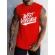 Men's Athletic Tank Top - Quick-Dry, Moisture-Wicking & Breathable | Perfect for Gym, Running & Training | Summer Sleeveless Shirt with West Virginia Print Men's Athletic Tank Top - Quick-Dry, Moisture-Wicking & Breathable | Perfect for Gym, Running & Training | Summer Sleeveless Shirt with West Virginia Print