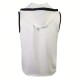 1pc Men'S Elegant Solid Color Hooded Tank Top - Polyester Knit Fabric with Slight Stretch, Waffle Sleeveless Design, Regular Fit, Braided Detail 1pc Men'S Elegant Solid Color Hooded Tank Top - Polyester Knit Fabric with Slight Stretch, Waffle Sleeveless Design, Regular Fit, Braided Detail