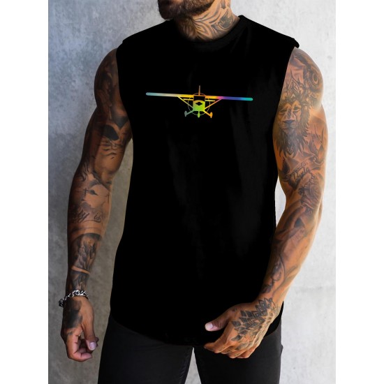 Men's Athletic Tank Top - Quick-Dry, Moisture-Wicking & Breathable | Perfect for Gym, Running & Training | Summer Sleeveless Shirt with Unique Graphic Design Men's Athletic Tank Top - Quick-Dry, Moisture-Wicking & Breathable | Perfect for Gym, Running & Training | Summer Sleeveless Shirt with Unique Graphic Design