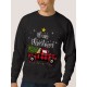 Men'S Plus Size Christmas Sweatshirt, Retro Checkered Tree Car Jacquard, Cotton, Casual Round Neck Long Sleeve, Breathable Lightweight, Soft Washed Top, S-XL Men'S Plus Size Christmas Sweatshirt, Retro Checkered Tree Car Jacquard, Cotton, Casual Round Neck Long Sleeve, Breathable Lightweight, Soft Washed Top, S-XL
