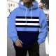 Men's Plus Size Hoodie with Plaid Print - Casual Pullover, Polyester Blend, Machine Washable, PLUS SIZE Men's Plus Size Hoodie with Plaid Print - Casual Pullover, Polyester Blend, Machine Washable, PLUS SIZE
