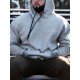 Plus Size Casual Hoodie with Geometric Wheat Ear Print, Polyester 100%, Hooded with Slight Stretch, Regular Fit Knit Fabric, 220gsm - Fake Pocket & Drawstring Detail Plus Size Casual Hoodie with Geometric Wheat Ear Print, Polyester 100%, Hooded with Slight Stretch, Regular Fit Knit Fabric, 220gsm - Fake Pocket & Drawstring Detail