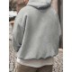 Plus Size Casual Hoodie with Geometric Wheat Ear Print, Polyester 100%, Hooded with Slight Stretch, Regular Fit Knit Fabric, 220gsm - Fake Pocket & Drawstring Detail Plus Size Casual Hoodie with Geometric Wheat Ear Print, Polyester 100%, Hooded with Slight Stretch, Regular Fit Knit Fabric, 220gsm - Fake Pocket & Drawstring Detail