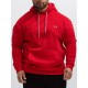 Plus Size Casual Hoodie with Geometric Wheat Ear Print, Polyester 100%, Hooded with Slight Stretch, Regular Fit Knit Fabric, 220gsm - Fake Pocket & Drawstring Detail Plus Size Casual Hoodie with Geometric Wheat Ear Print, Polyester 100%, Hooded with Slight Stretch, Regular Fit Knit Fabric, 220gsm - Fake Pocket & Drawstring Detail