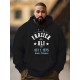 Men'S Plus Size Hoodie, Frazier vs Ali 1975 Print, Polyester Microfiber, Casual Sports Sweatshirt with Drawstring, Regular Fit, Knit Fabric, Autumn & Winter Fashion Men'S Plus Size Hoodie, Frazier vs Ali 1975 Print, Polyester Microfiber, Casual Sports Sweatshirt with Drawstring, Regular Fit, Knit Fabric, Autumn & Winter Fashion