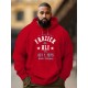 Men'S Plus Size Hoodie, Frazier vs Ali 1975 Print, Polyester Microfiber, Casual Sports Sweatshirt with Drawstring, Regular Fit, Knit Fabric, Autumn & Winter Fashion Men'S Plus Size Hoodie, Frazier vs Ali 1975 Print, Polyester Microfiber, Casual Sports Sweatshirt with Drawstring, Regular Fit, Knit Fabric, Autumn & Winter Fashion