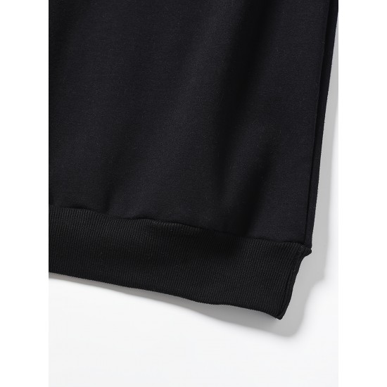 Plus Size Velvet Thickened Men's Autumn And Winter Casual Sports Thermal Pullover Sweatshirt Plus Size Velvet Thickened Men's Autumn And Winter Casual Sports Thermal Pullover Sweatshirt