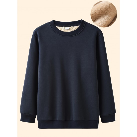 Plus Size Velvet Thickened Men's Autumn And Winter Casual Sports Thermal Pullover Sweatshirt Plus Size Velvet Thickened Men's Autumn And Winter Casual Sports Thermal Pullover Sweatshirt