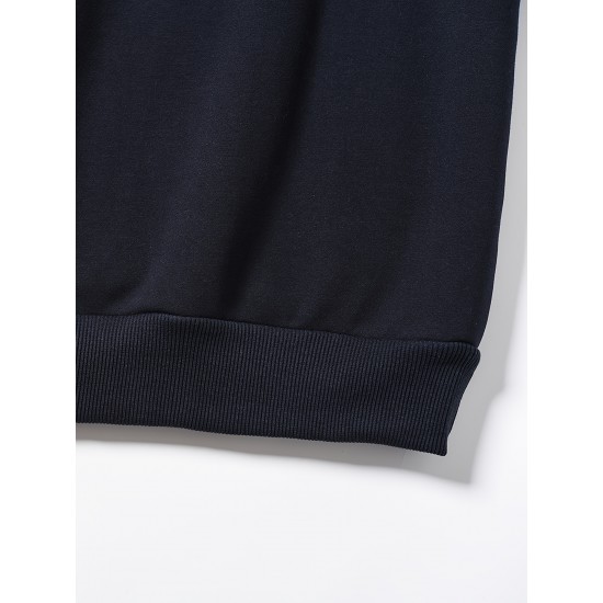 Plus Size Velvet Thickened Men's Autumn And Winter Casual Sports Thermal Pullover Sweatshirt Plus Size Velvet Thickened Men's Autumn And Winter Casual Sports Thermal Pullover Sweatshirt