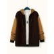 Plus Size Men's Vibrant Contrast Color Hooded Jacket for Spring and Fall Outdoor Sports - Water-Resistant, Breathable, and Soft Fleece Lining - Perfect for Hiking, Camping, and Casual Wear Plus Size Men's Vibrant Contrast Color Hooded Jacket for Spring and Fall Outdoor Sports - Water-Resistant, Breathable, and Soft Fleece Lining - Perfect for Hiking, Camping, and Casual Wear