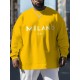 Men's Milan Italy Print Crew Neck Sweatshirt - Casual & Sporty Long Sleeve Pullover, Perfect for Outdoor Activities, PLUS SIZE Men's Milan Italy Print Crew Neck Sweatshirt - Casual & Sporty Long Sleeve Pullover, Perfect for Outdoor Activities, PLUS SIZE