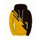 1pc Men'S Plus Size Casual 3D Print Hoodie, Striped Print Long Sleeve Pullover with Pocket, Fashion Loose Fit Sports Sweatshirt, Polyester Knit Fabric, Regular Fit 1pc Men'S Plus Size Casual 3D Print Hoodie, Striped Print Long Sleeve Pullover with Pocket, Fashion Loose Fit Sports Sweatshirt, Polyester Knit Fabric, Regular Fit