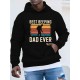 1pc Best Beeping Dad Ever Casual Plus Size Hoodie, Geometric Pattern, Polyester Knit Fabric, Loose Fit, Hooded Sweatshirt for Men 1pc Best Beeping Dad Ever Casual Plus Size Hoodie, Geometric Pattern, Polyester Knit Fabric, Loose Fit, Hooded Sweatshirt for Men