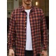 Plus Size Men's Plaid/Striped Shirt Spring Fall Winter Long Sleeve Shirt, Men's Clothing Plus Size Men's Plaid/Striped Shirt Spring Fall Winter Long Sleeve Shirt, Men's Clothing